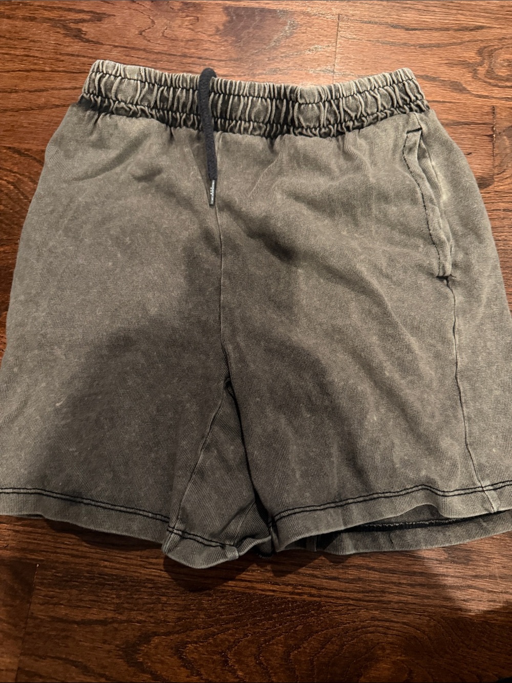 GAP Kids Washed Black Elastic-Waist Shorts soft snd comfy